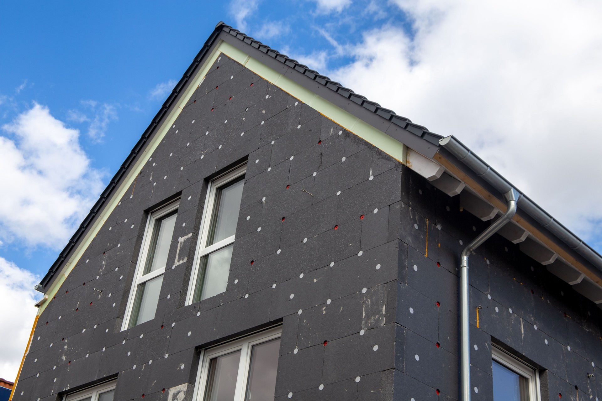 Isolation thermique de la façade d’une maison individuelle